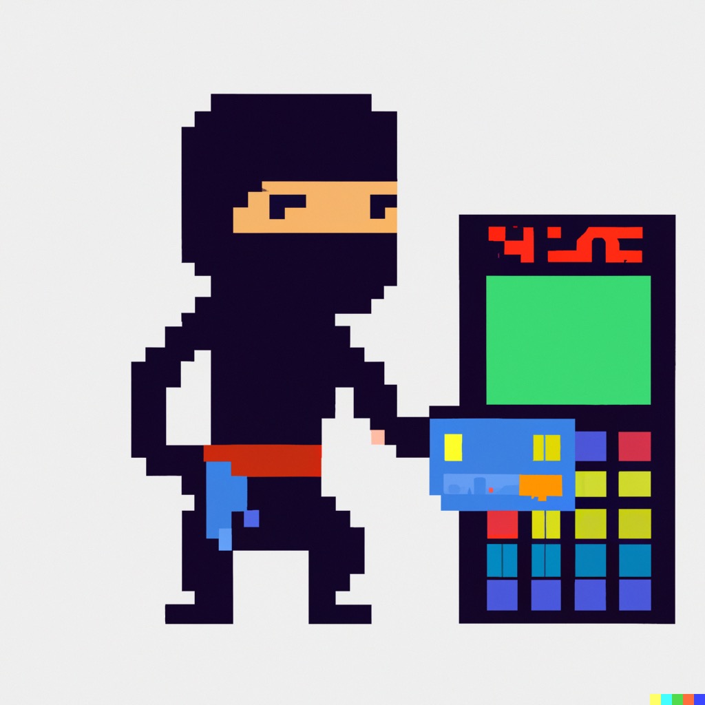 An iPhone being tapped by a contactless bank card