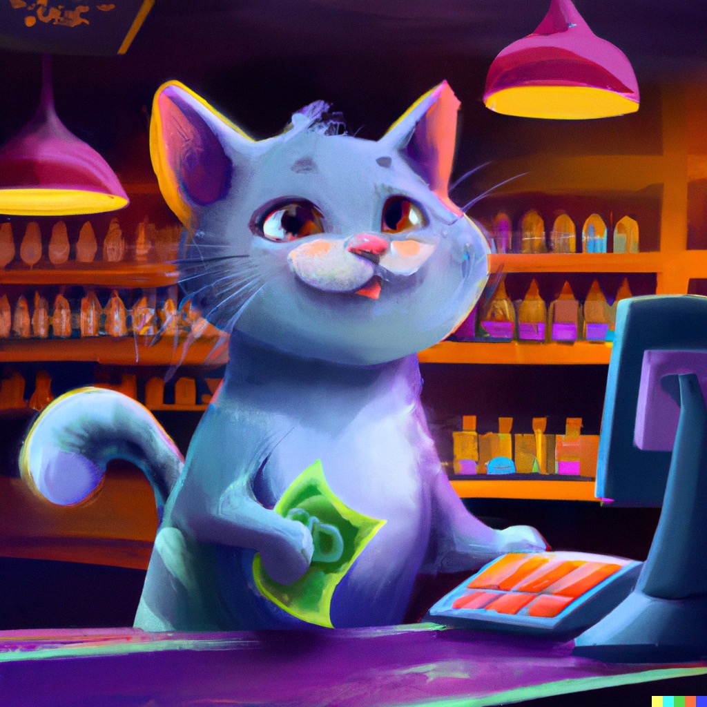 An illustration of clouds clearing from a datacentre